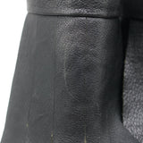 Rupert Sanderson Vrony Fringe Ankle Boots Black Leather Size 37.5 US 8