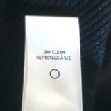 A.L.C. Sweater Black/Blue Metallic Ribbed Knit Size Small Crewneck Pullover