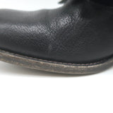 Rupert Sanderson Vrony Fringe Ankle Boots Black Leather Size 37.5 US 8