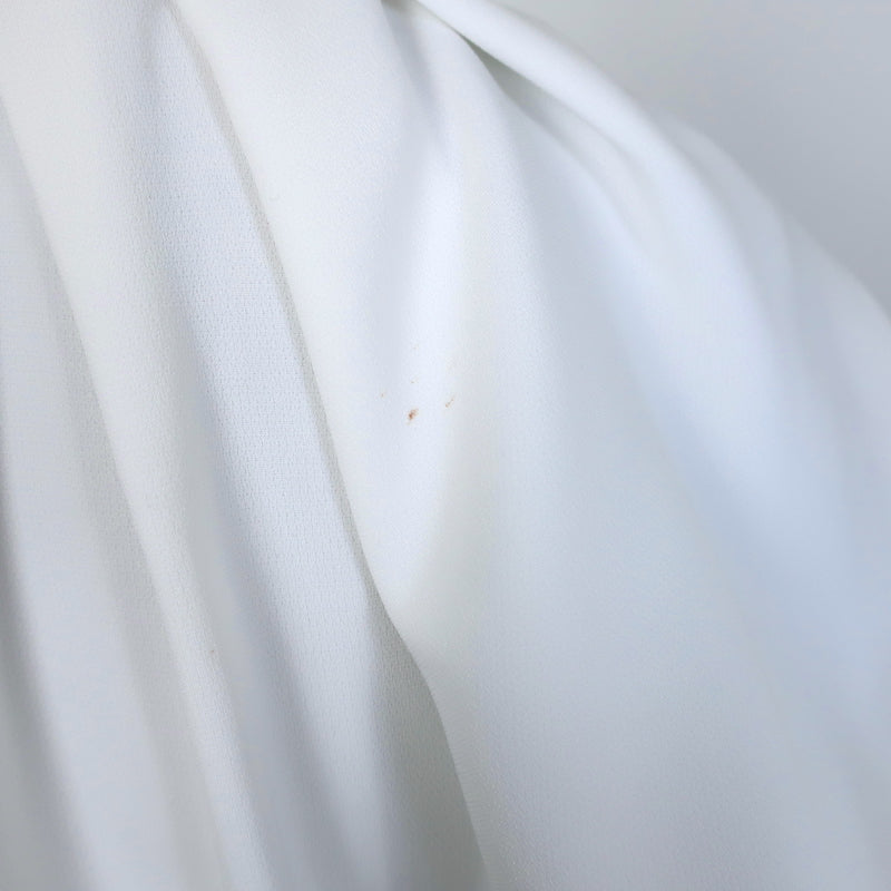 A.L.C. Carey II Puff Sleeve Top White Crepe Size 8