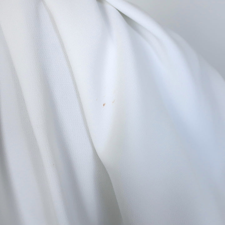 A.L.C. Carey II Puff Sleeve Top White Crepe Size 8