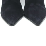 Off-White Dolls Tie Dye Suede Pointed Toe Wedge Boots Black Size 37 NEW