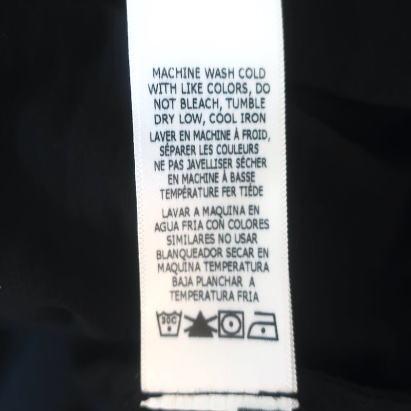 FRAME Le Lace Mini Tank Dress Black Embroidered Cotton Size Small NEW