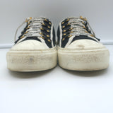 Christian Dior Walk'n'Dior Low Top Sneakers Black Canvas Size 38