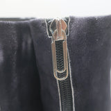 Off-White Dolls Tie Dye Suede Pointed Toe Wedge Boots Black Size 37 NEW