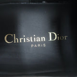 Christian Dior Walk'n'Dior Low Top Sneakers Black Canvas Size 38