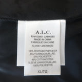 A.L.C. Stefan Colorblock Teddy Coat Brown/White Faux Fur Size Extra Large