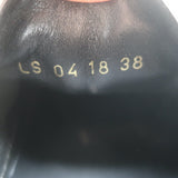 Christian Dior Walk'n'Dior Low Top Sneakers Black Canvas Size 38