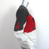 Isabel Marant Etoile Gallian Logo Sweatshirt Red/Ecru Cotton Size 38