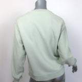 Loewe Anagram Logo-Embroidered Crewneck Sweatshirt Mint Size Small