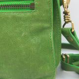 Proenza Schouler PS1 Mini Crossbody Bag Green Leather
