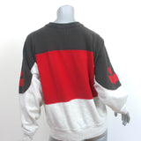 Isabel Marant Etoile Gallian Logo Sweatshirt Red/Ecru Cotton Size 38