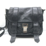 Proenza Schouler PS1 Pouch Black Leather Mini Crossbody Bag