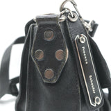 Proenza Schouler PS1 Pouch Black Leather Mini Crossbody Bag