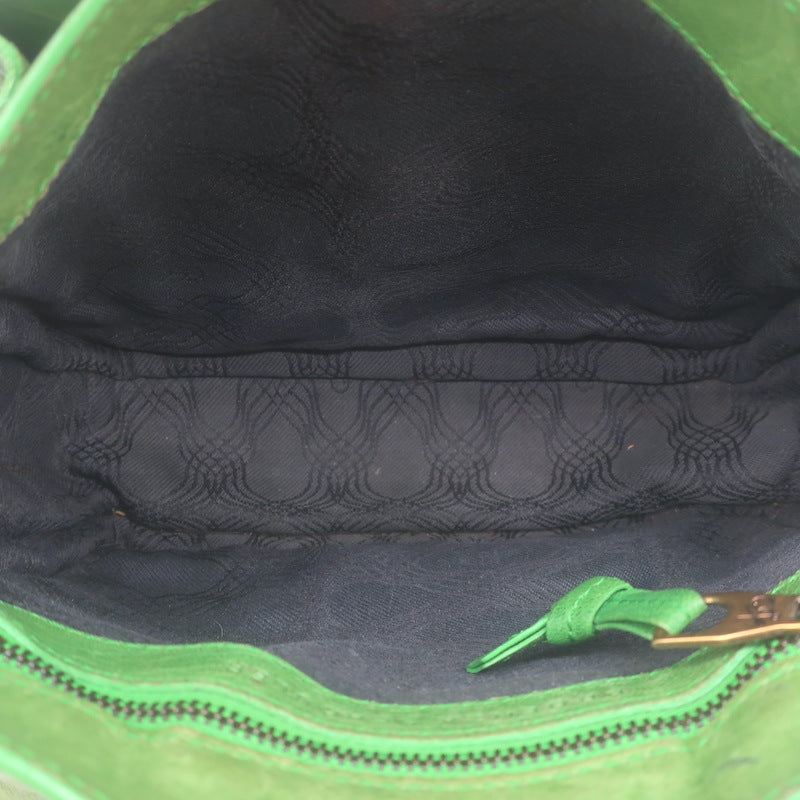 Proenza Schouler PS1 Mini Crossbody Bag Green Leather