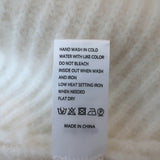 Cult Gaia Akiko Halter Midi Dress Cream Ribbed Knit Size Small NEW