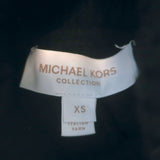 Michael Kors Collection Ribbed Cashmere Turtleneck Dress Black Size Extra Small