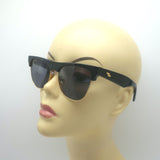 Bottega Veneta Original 03 Wayfarer Sunglasses Black/Gold BV1003S 001