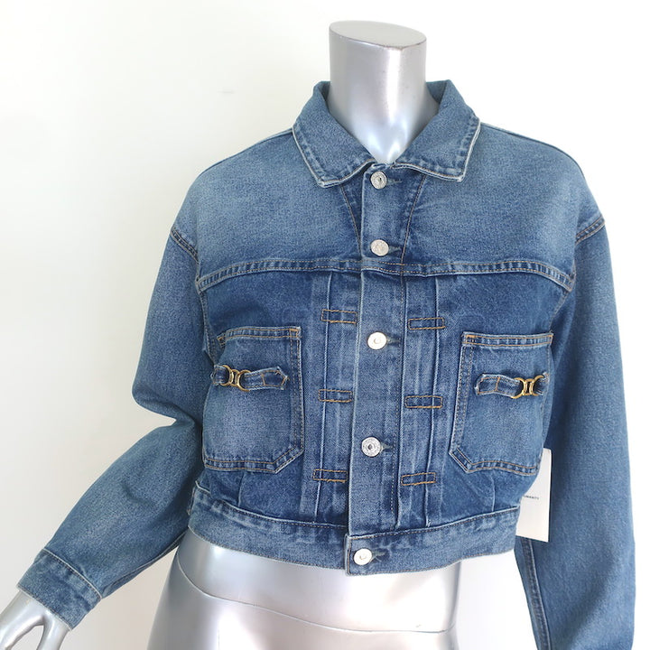 Citizens of Humanity Alma Horsebit Denim Trucker Jacket Sweetzer Size Small NEW