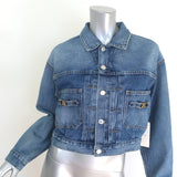 Citizens of Humanity Alma Horsebit Denim Trucker Jacket Sweetzer Size Small NEW