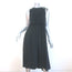 SEA Lace-Up Shoulder Sleeveless Midi Dress Black Cotton & Silk Size 2