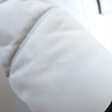 Frauenschuh Noemi Multi Ripstop Ski Jacket with Rex Fur-Trim Hood White Size 1