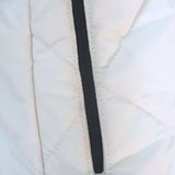 Frauenschuh Noemi Multi Ripstop Ski Jacket with Rex Fur-Trim Hood White Size 1