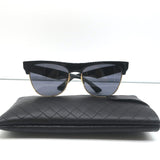 Bottega Veneta Original 03 Wayfarer Sunglasses Black/Gold BV1003S 001