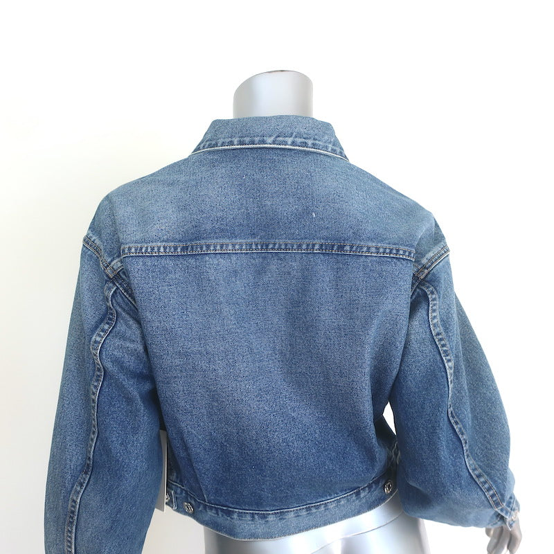 Citizens of Humanity Alma Horsebit Denim Trucker Jacket Sweetzer Size Small NEW