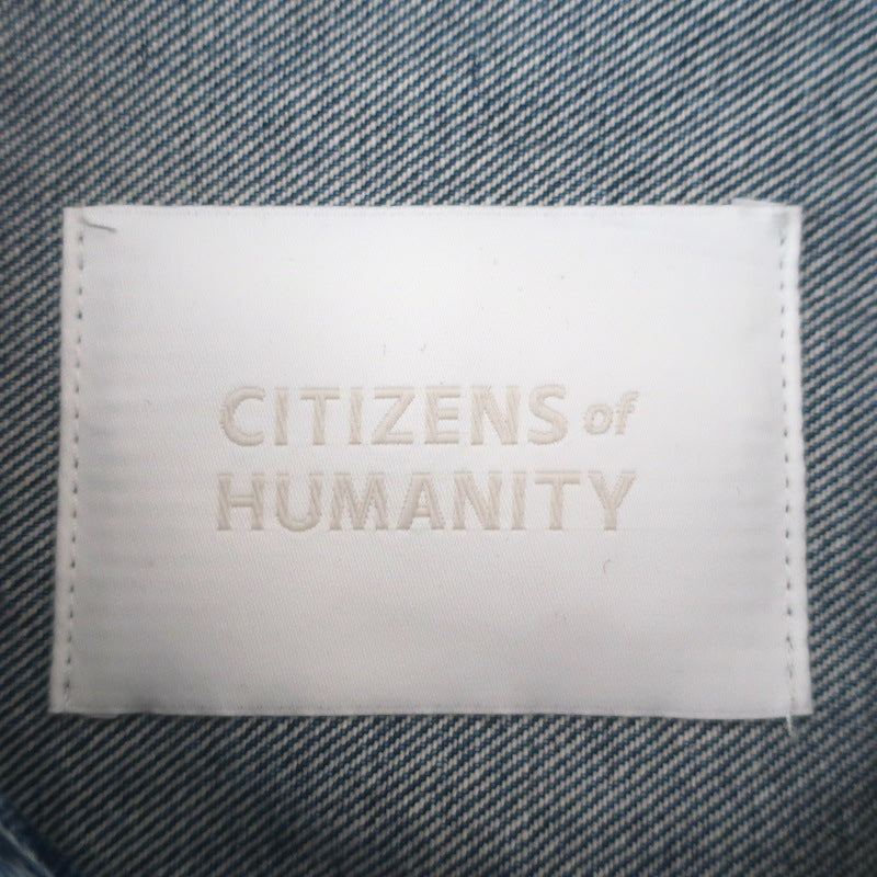 Citizens of Humanity Alma Horsebit Denim Trucker Jacket Sweetzer Size Small NEW