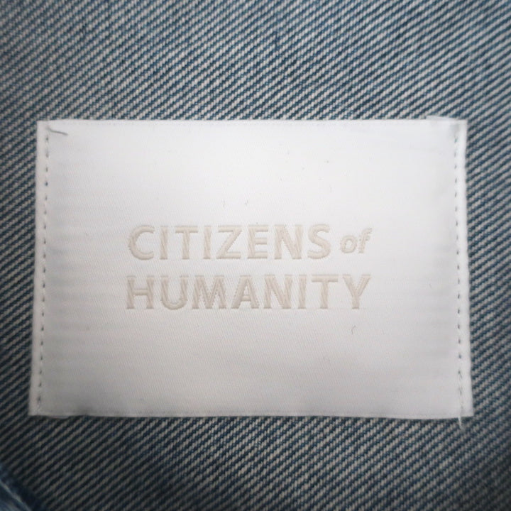 Citizens of Humanity Alma Horsebit Denim Trucker Jacket Sweetzer Size Small NEW