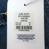 Citizens of Humanity Alma Horsebit Denim Trucker Jacket Sweetzer Size Small NEW