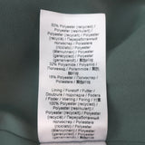 GANNI Gathered Jacquard Mini Dress Myrtle Size 34 Puff Sleeve Button-Front