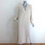 Xirena Smocked Long Sleeve Maxi Dress Ecru Cotton Gauze Size Medium