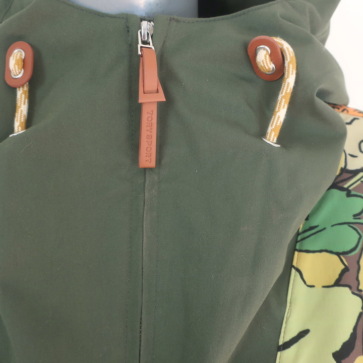 Tory Burch Tory Sport Half-Zip jacket Small, detail close-up