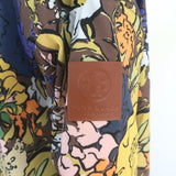 Tory Burch Tory Sport Printed Half-Zip Anorak Yellow/Multi Floral Size Small