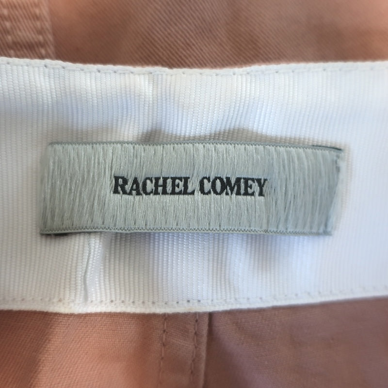 Rachel Comey Irolo Paperbag Waist Belted Pants Blush Cotton Twill Size 4
