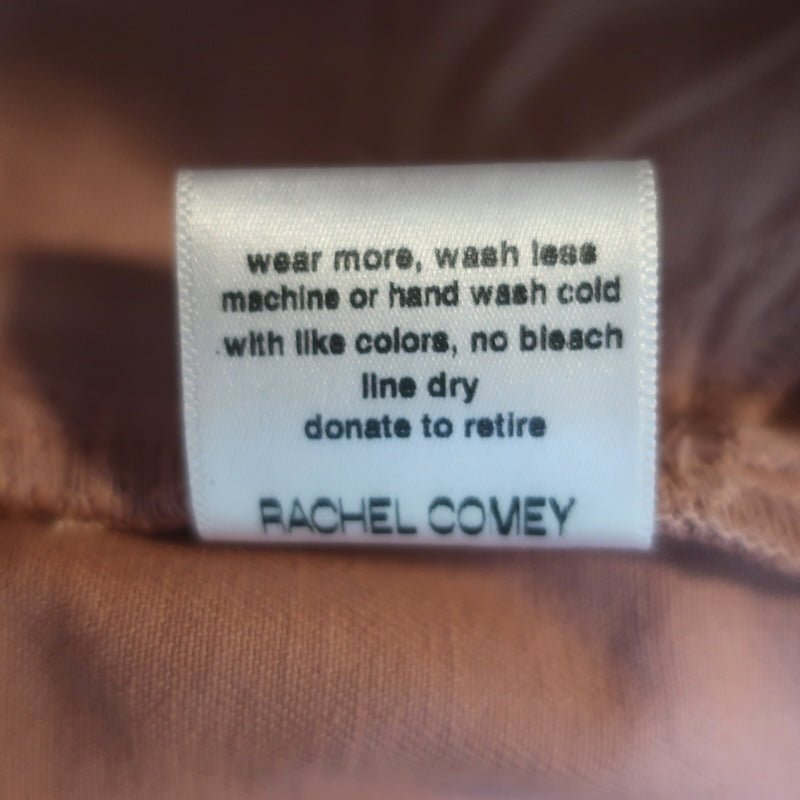 Rachel Comey Irolo Paperbag Waist Belted Pants Blush Cotton Twill Size 4