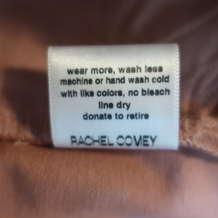Rachel Comey Irolo Paperbag Waist Belted Pants Blush Cotton Twill Size 4