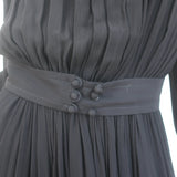 Isabel Marant Etoile Karla Long Sleeve Mini Dress Black Crepe Size 36 NEW