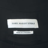 Isabel Marant Etoile Karla Long Sleeve Mini Dress Black Crepe Size 36 NEW