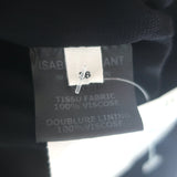 Isabel Marant Etoile Karla Long Sleeve Mini Dress Black Crepe Size 36 NEW