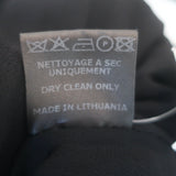 Isabel Marant Etoile Karla Long Sleeve Mini Dress Black Crepe Size 36 NEW