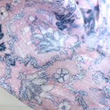 Isabel Marant Etoile Telicia Ruffled Wrap Dress Lilac Printed Linen Size 38