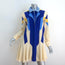 Stella McCartney Hooded Mini Dress Monica Yellow/Blue Paneled Silk Size 38