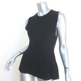 Toteme Contour Rib Tank Top Black Knit Size Extra Small