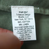 Nili Lotan Lace-Up Mini Dress Army Green Size Extra Small Short Sleeve Shift NEW