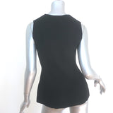 Toteme Contour Rib Tank Top Black Knit Size Extra Small