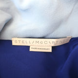 Stella McCartney Hooded Mini Dress Monica Yellow/Blue Paneled Silk Size 38