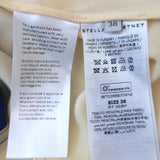 Stella McCartney Hooded Mini Dress Monica Yellow/Blue Paneled Silk Size 38